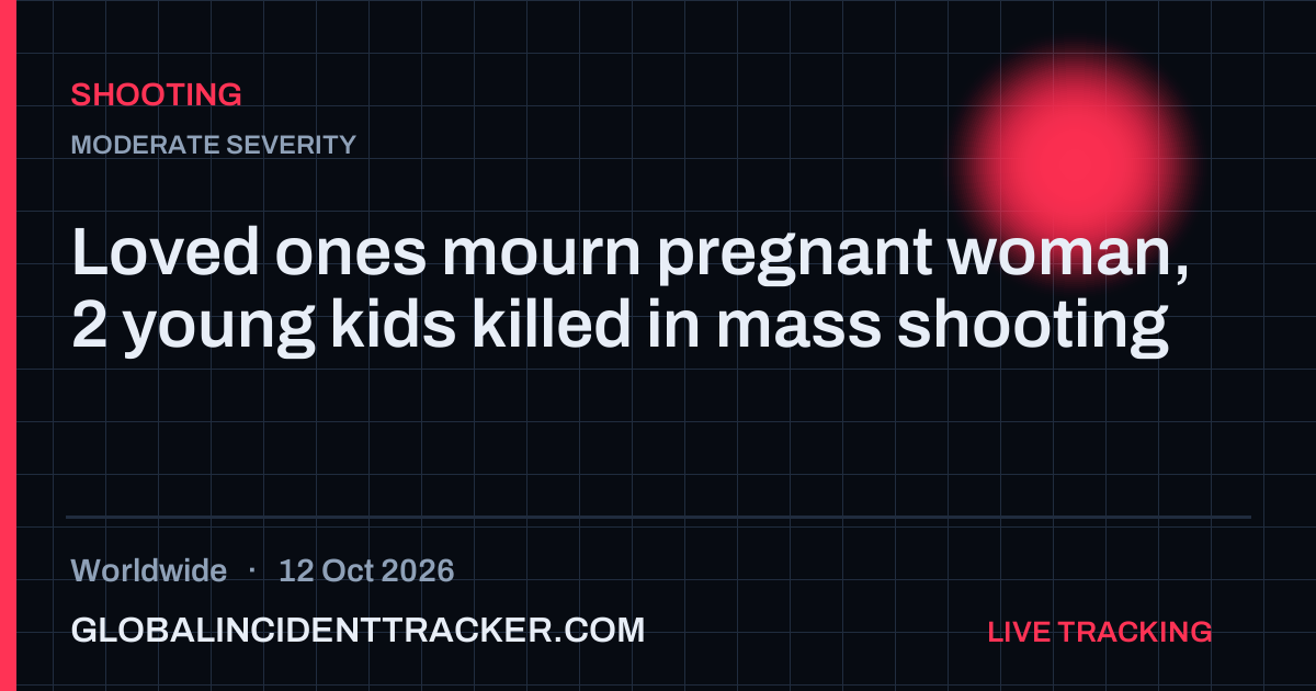 Shooting incident in worldwide on 12 October 2026 — Global Incident Tracker report card