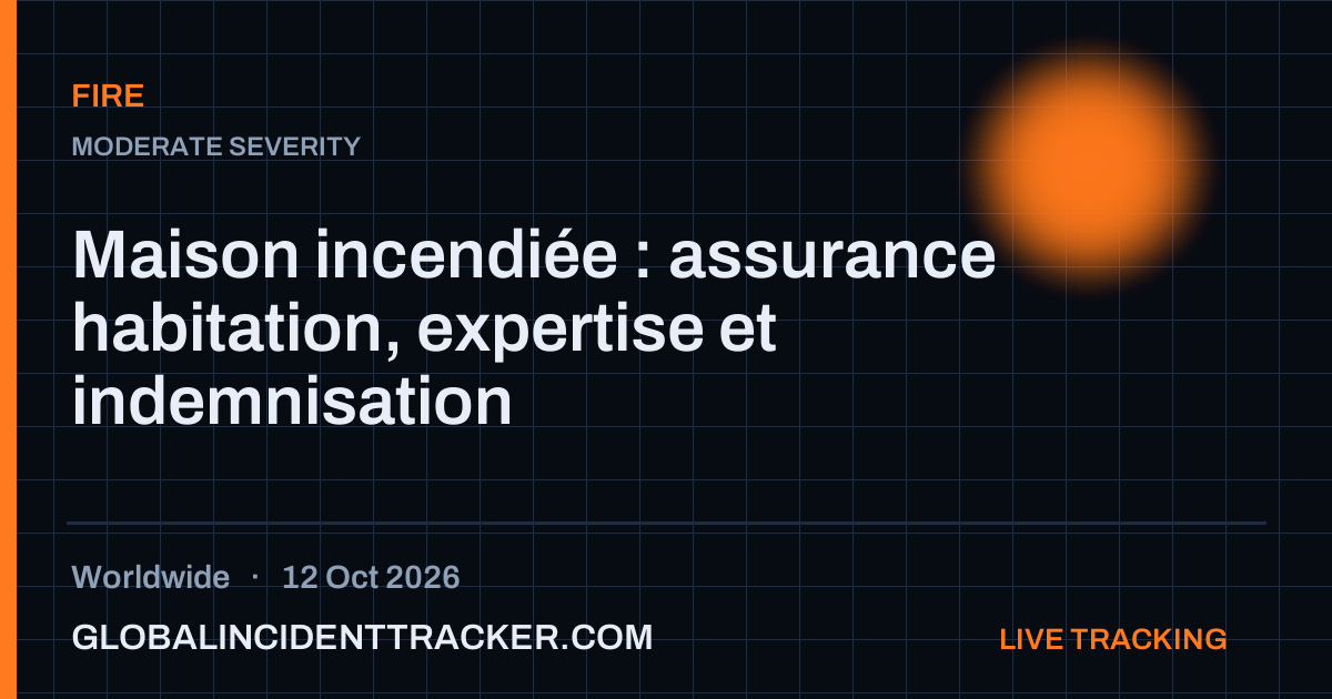 Fire incident in worldwide on 12 October 2026 — Global Incident Tracker report card