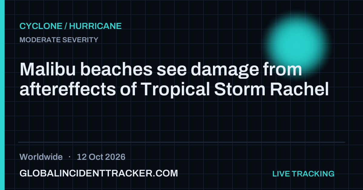 Cyclone / Hurricane incident in worldwide on 12 October 2026 — Global Incident Tracker report card
