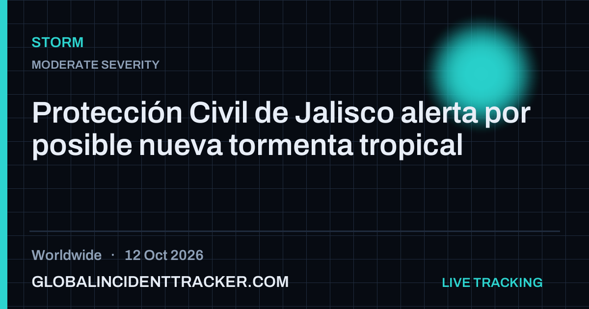 Storm incident in worldwide on 12 October 2026 — Global Incident Tracker report card