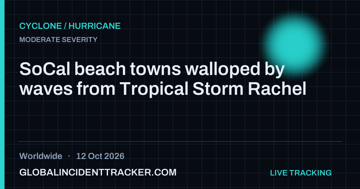 Cyclone / Hurricane incident in worldwide on 12 October 2026 — Global Incident Tracker report card