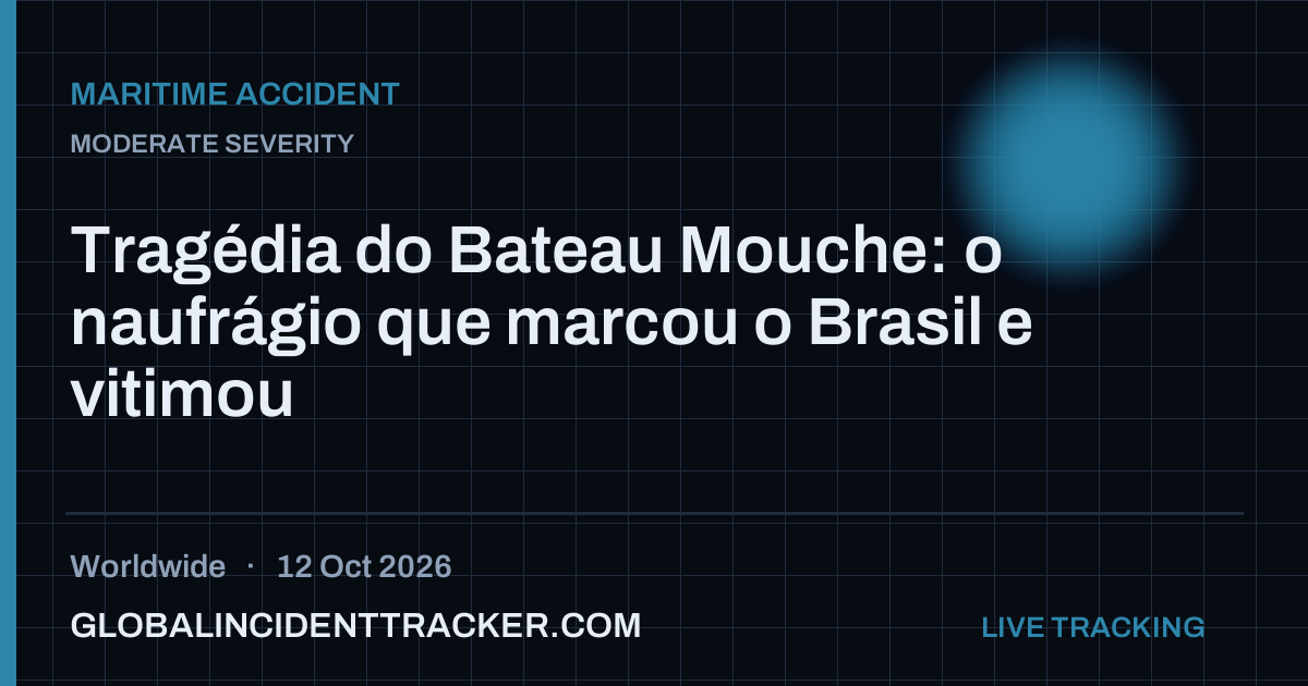 Maritime Accident incident in worldwide on 12 October 2026 — Global Incident Tracker report card