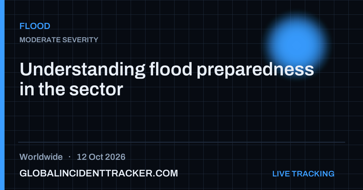 Flood incident in worldwide on 12 October 2026 — Global Incident Tracker report card