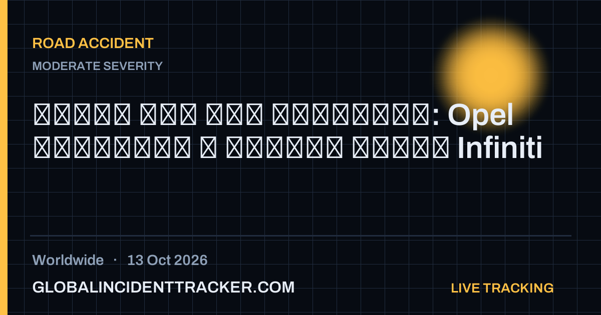 Road Accident incident in worldwide on 13 October 2026 — Global Incident Tracker report card