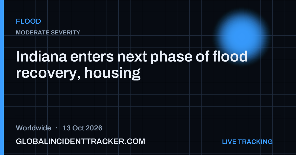 Flood incident in worldwide on 13 October 2026 — Global Incident Tracker report card