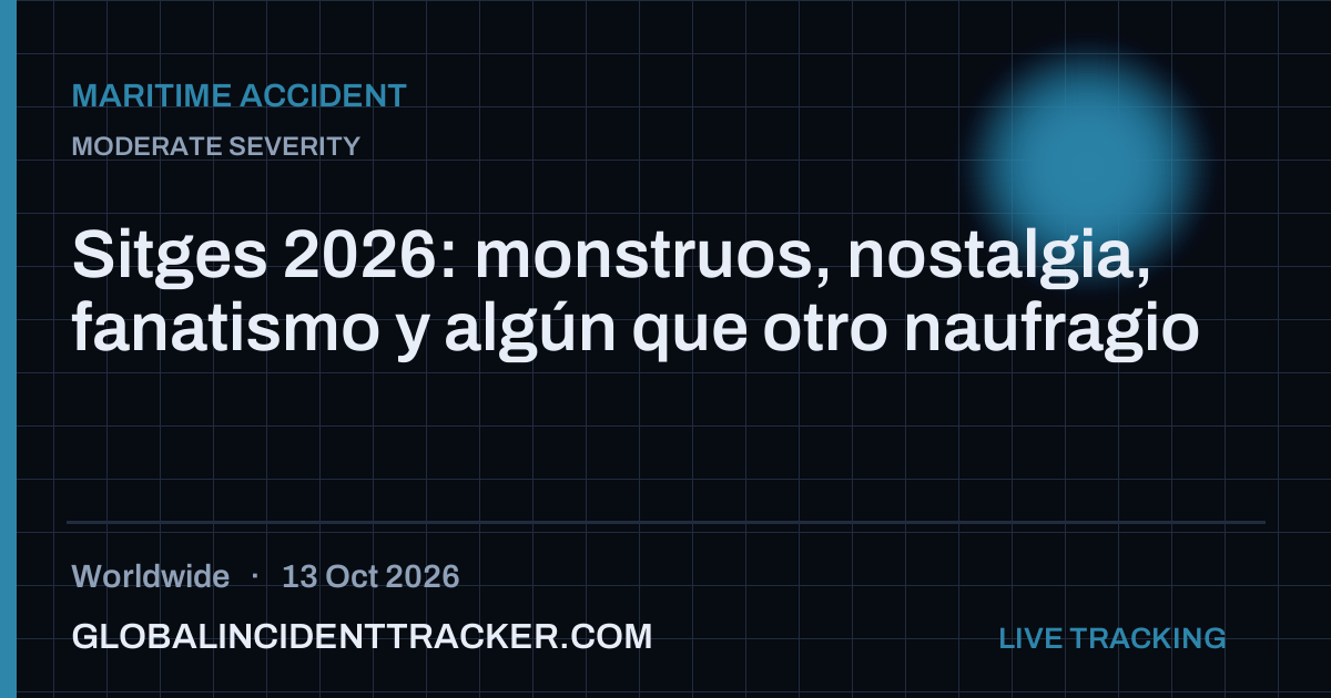 Maritime Accident incident in worldwide on 13 October 2026 — Global Incident Tracker report card