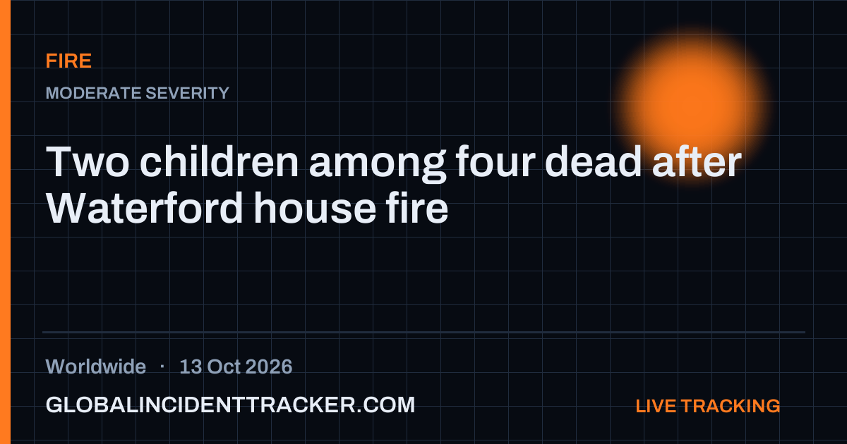 Fire incident in worldwide on 13 October 2026 — Global Incident Tracker report card