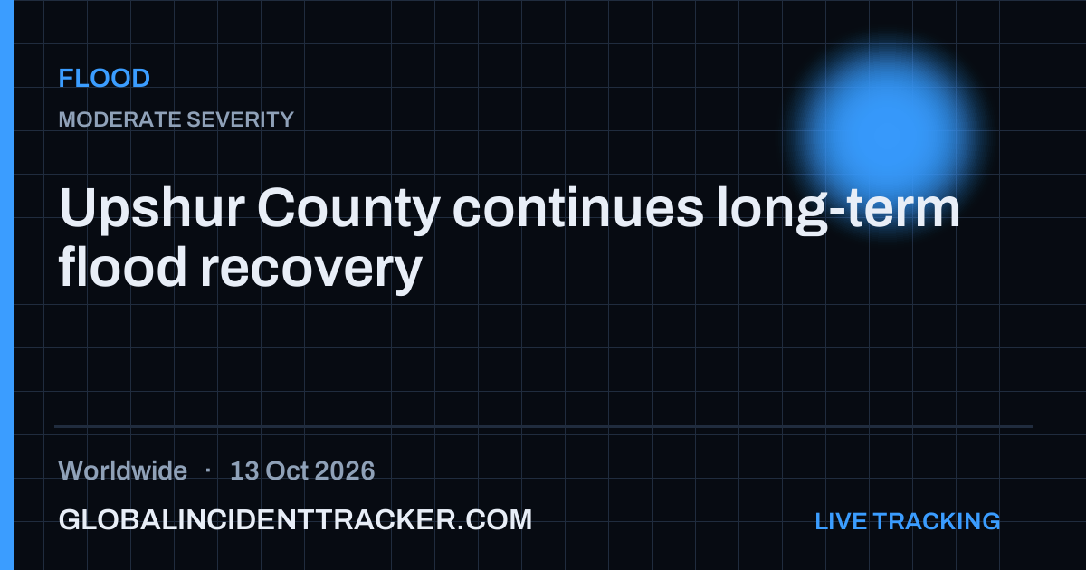 Flood incident in worldwide on 13 October 2026 — Global Incident Tracker report card
