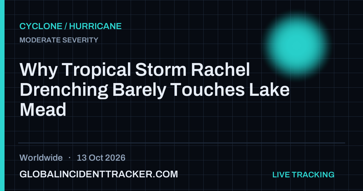 Cyclone / Hurricane incident in worldwide on 13 October 2026 — Global Incident Tracker report card