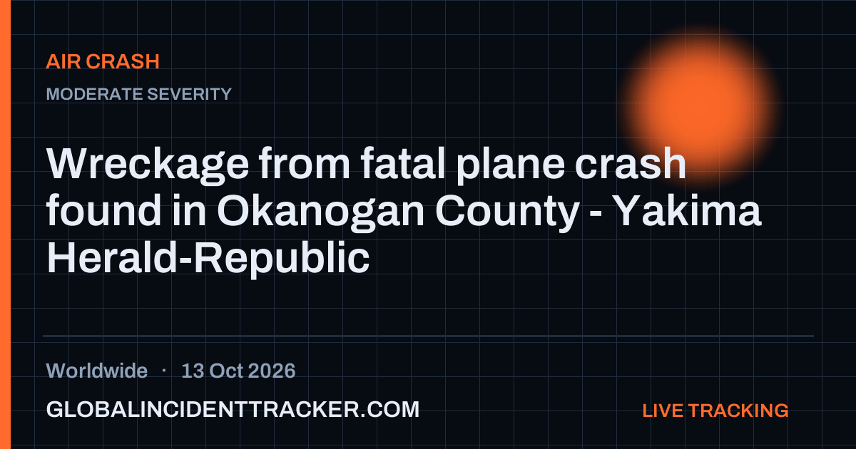 Air Crash incident in worldwide on 13 October 2026 — Global Incident Tracker report card