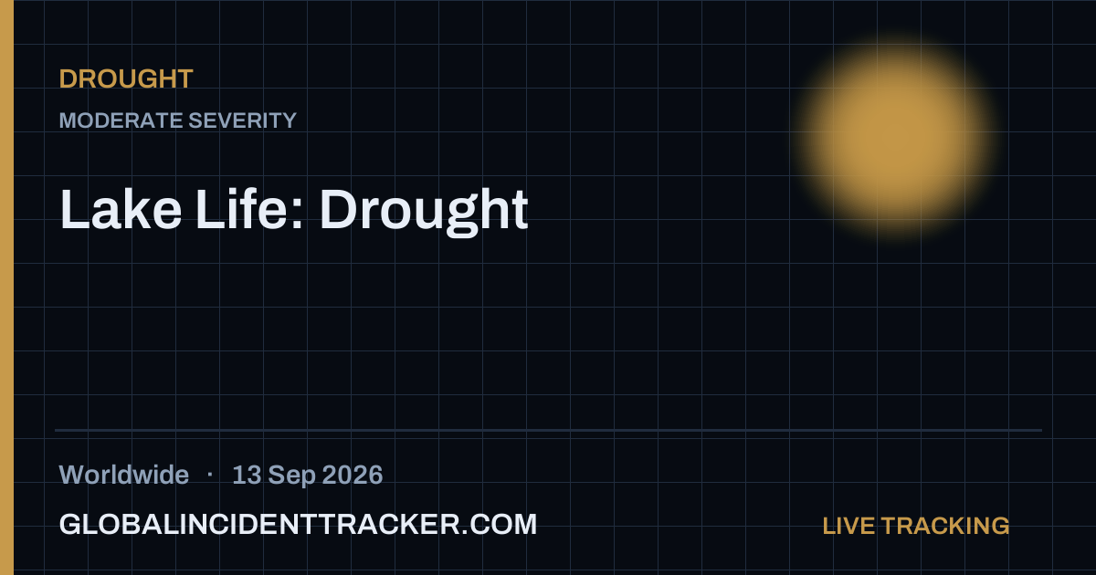Drought incident in worldwide on 13 September 2026 — Global Incident Tracker report card