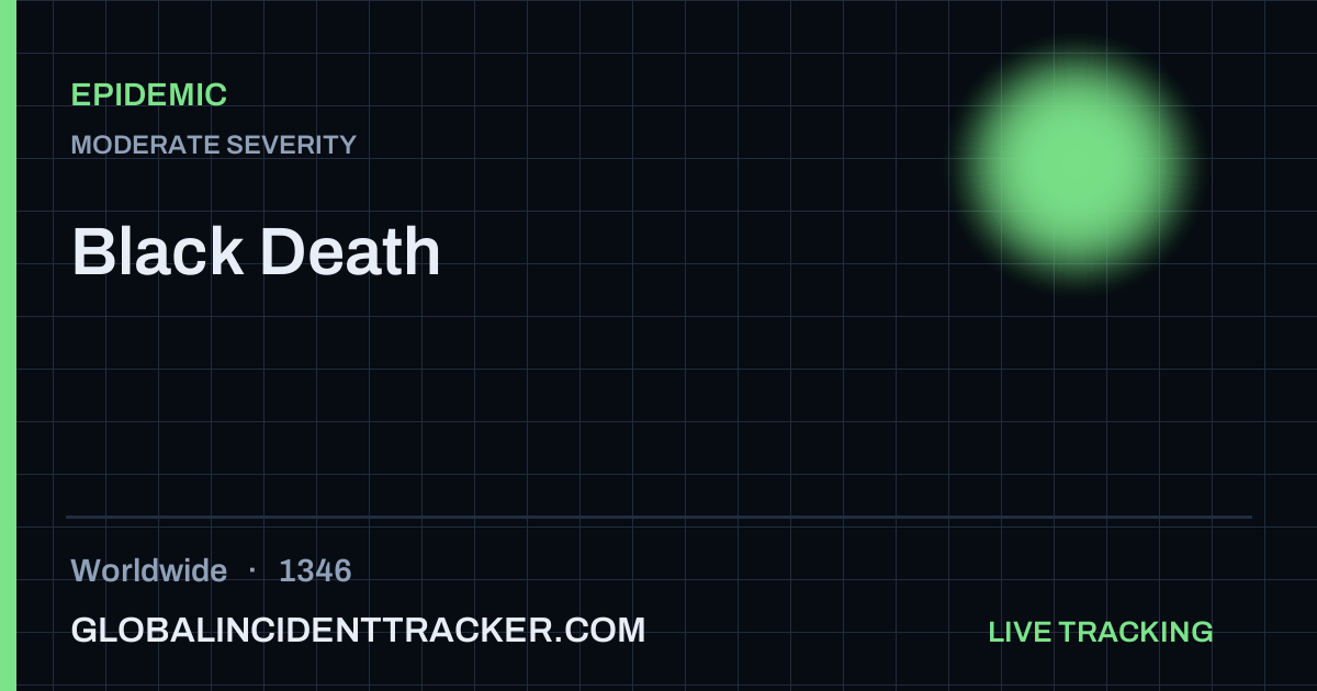 Black Death (1346) — Epidemic