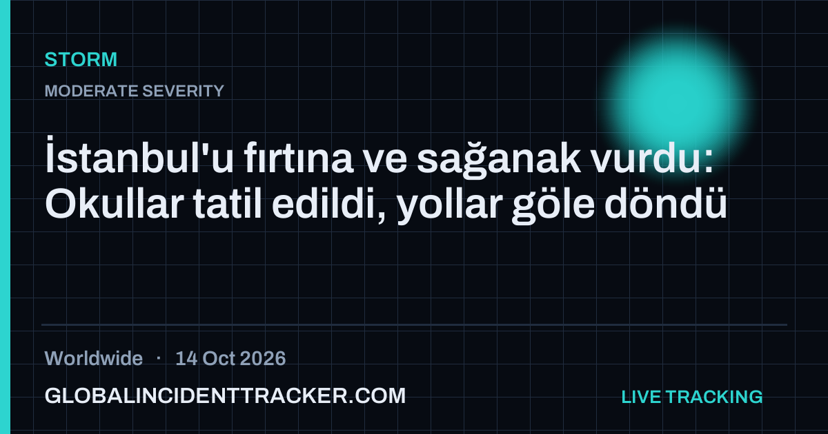 Storm incident in worldwide on 14 October 2026 — Global Incident Tracker report card