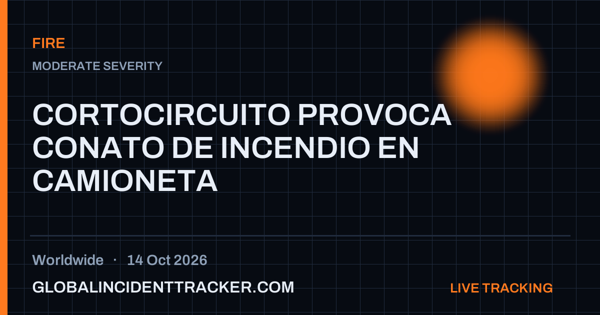 Fire incident in worldwide on 14 October 2026 — Global Incident Tracker report card