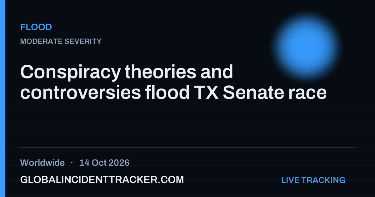 Flood incident in worldwide on 14 October 2026 — Global Incident Tracker report card