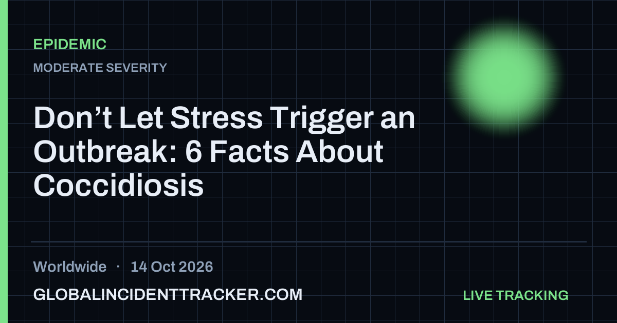 Epidemic incident in worldwide on 14 October 2026 — Global Incident Tracker report card