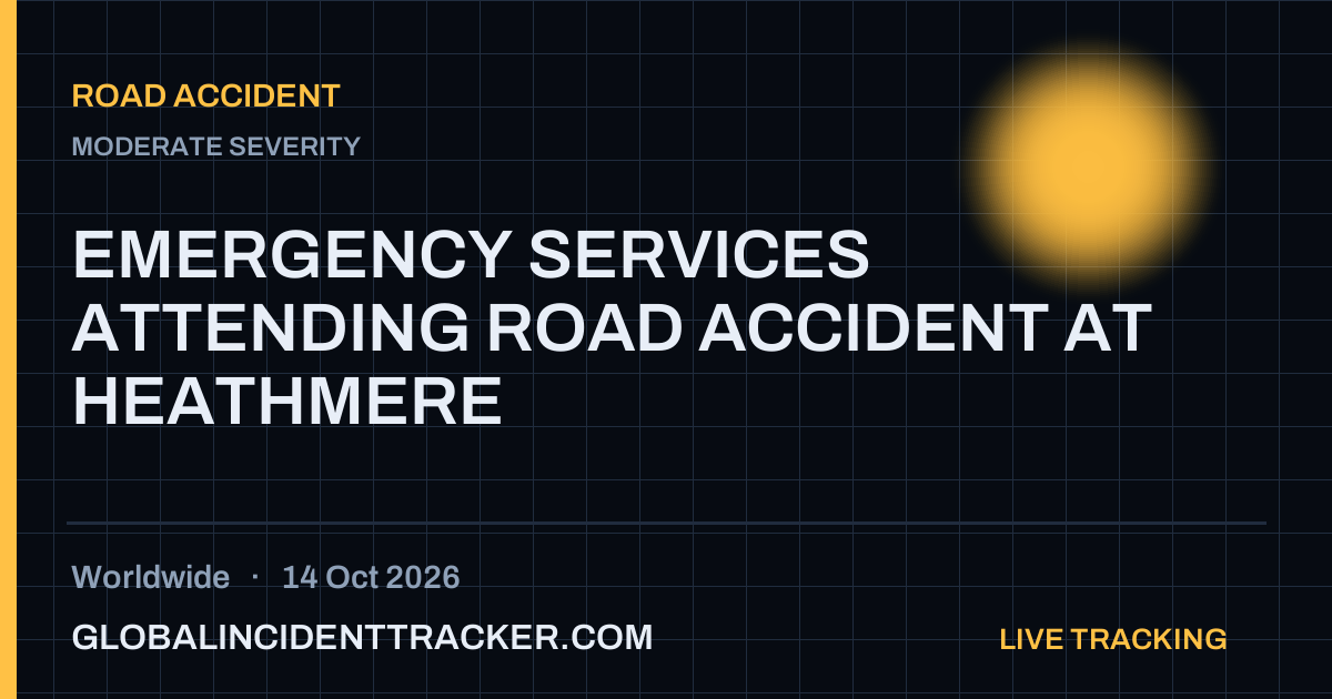 Road Accident incident in worldwide on 14 October 2026 — Global Incident Tracker report card