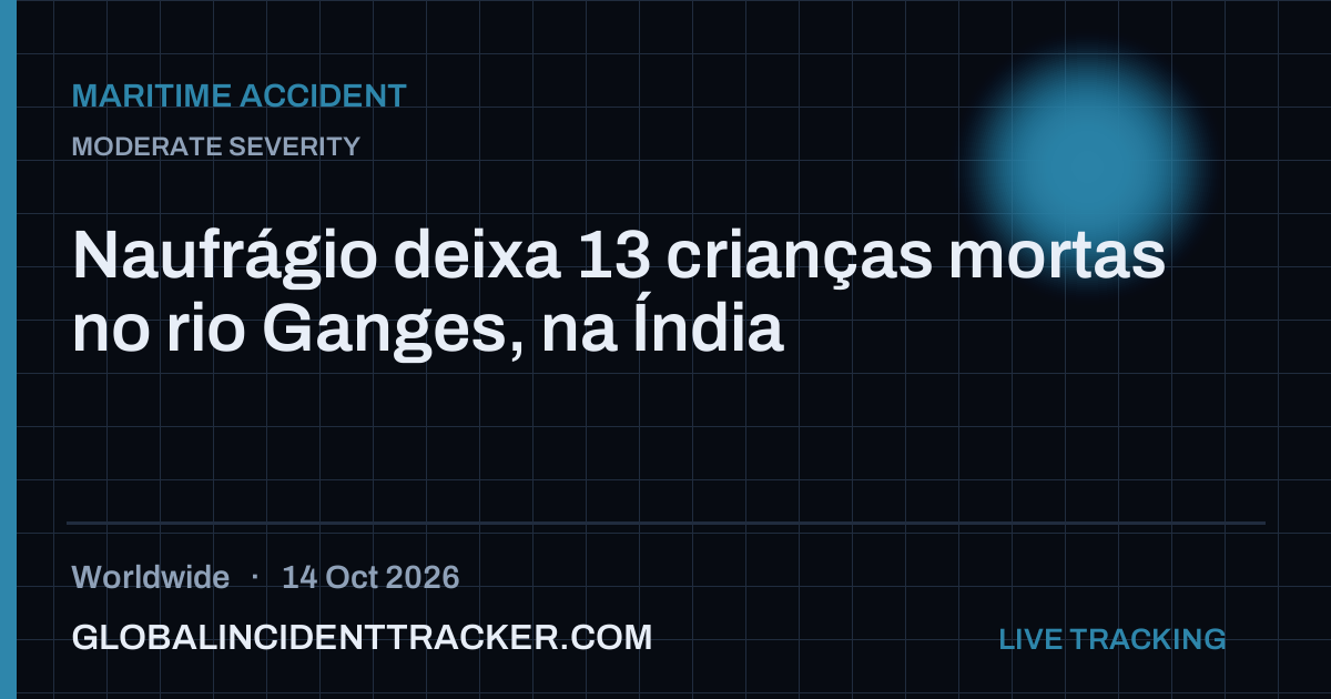 Maritime Accident incident in worldwide on 14 October 2026 — Global Incident Tracker report card