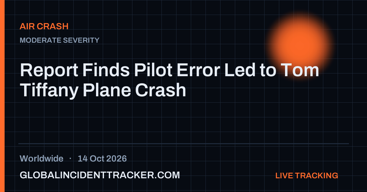 Air Crash incident in worldwide on 14 October 2026 — Global Incident Tracker report card