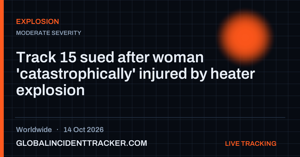 Explosion incident in worldwide on 14 October 2026 — Global Incident Tracker report card