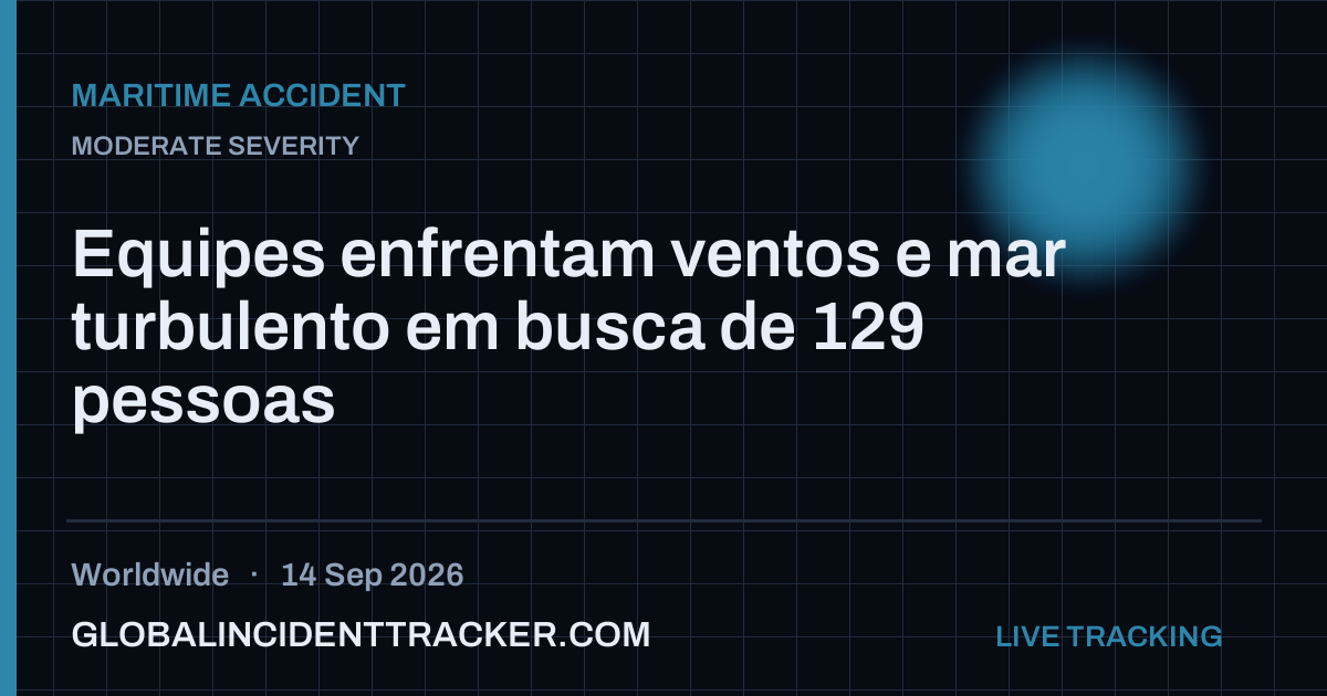 Maritime Accident incident in worldwide on 14 September 2026 — Global Incident Tracker report card