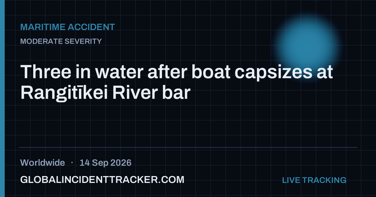 Maritime Accident incident in worldwide on 14 September 2026 — Global Incident Tracker report card