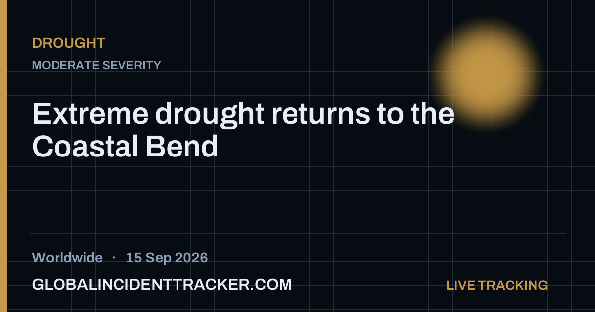Drought incident in worldwide on 15 September 2026 — Global Incident Tracker report card