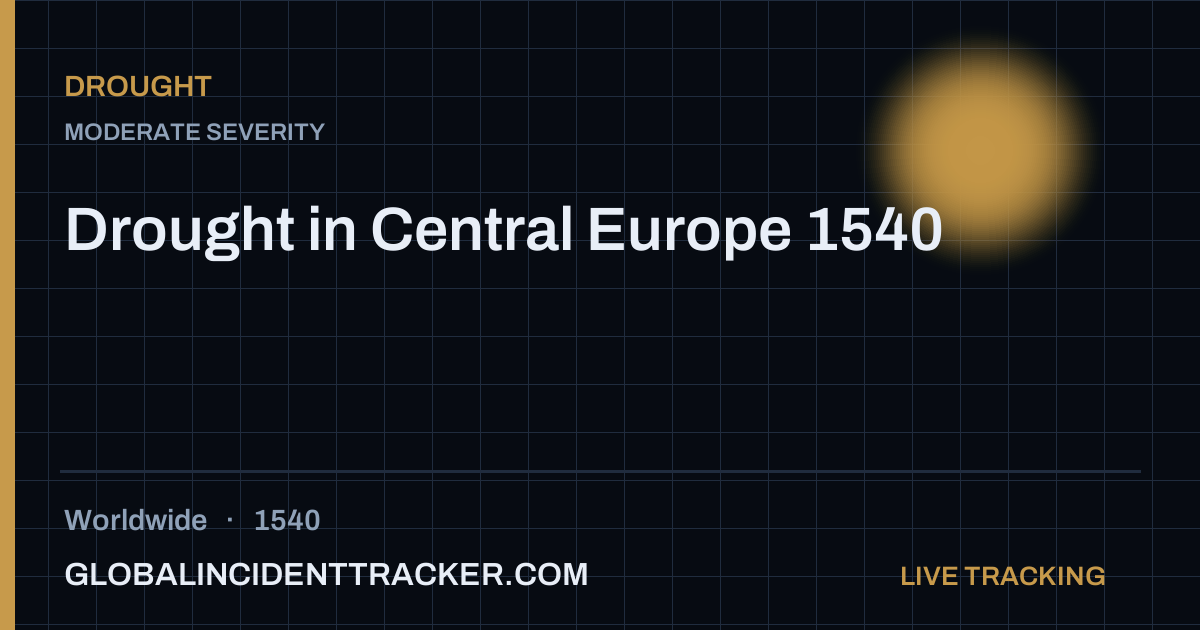 Drought in Central Europe 1540 (1540) — Drought