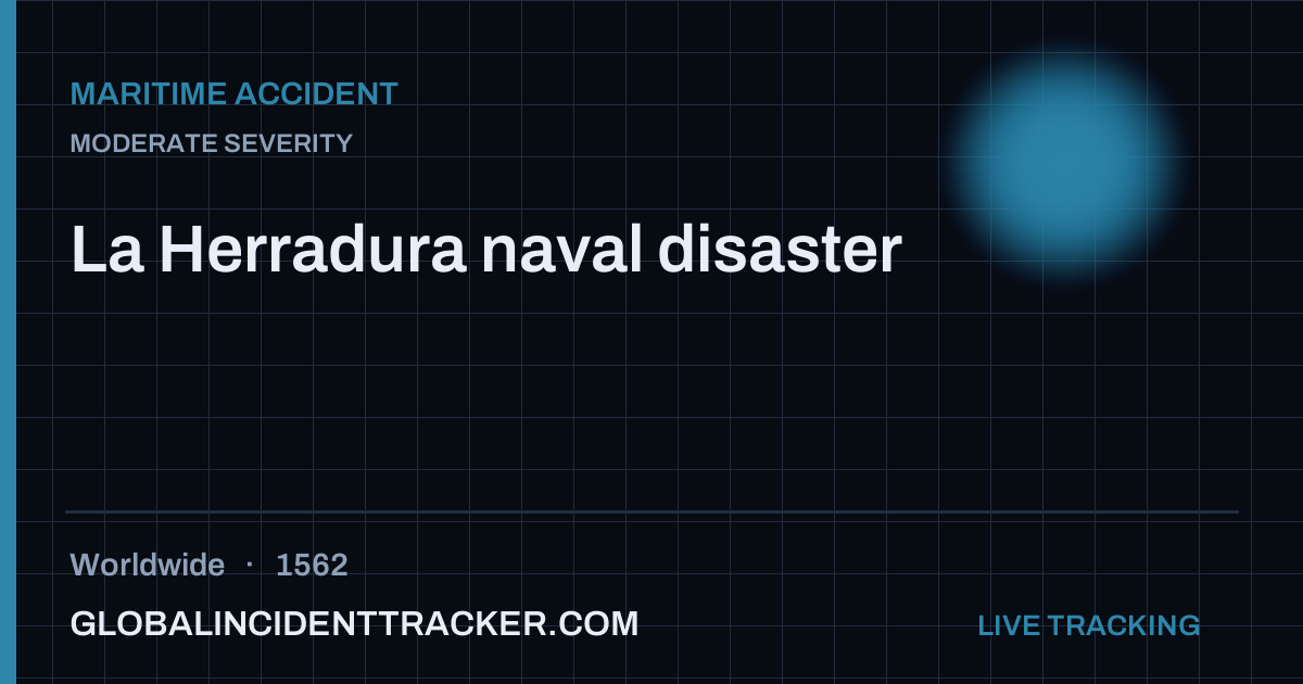 La Herradura naval disaster (1562) — Maritime Accident
