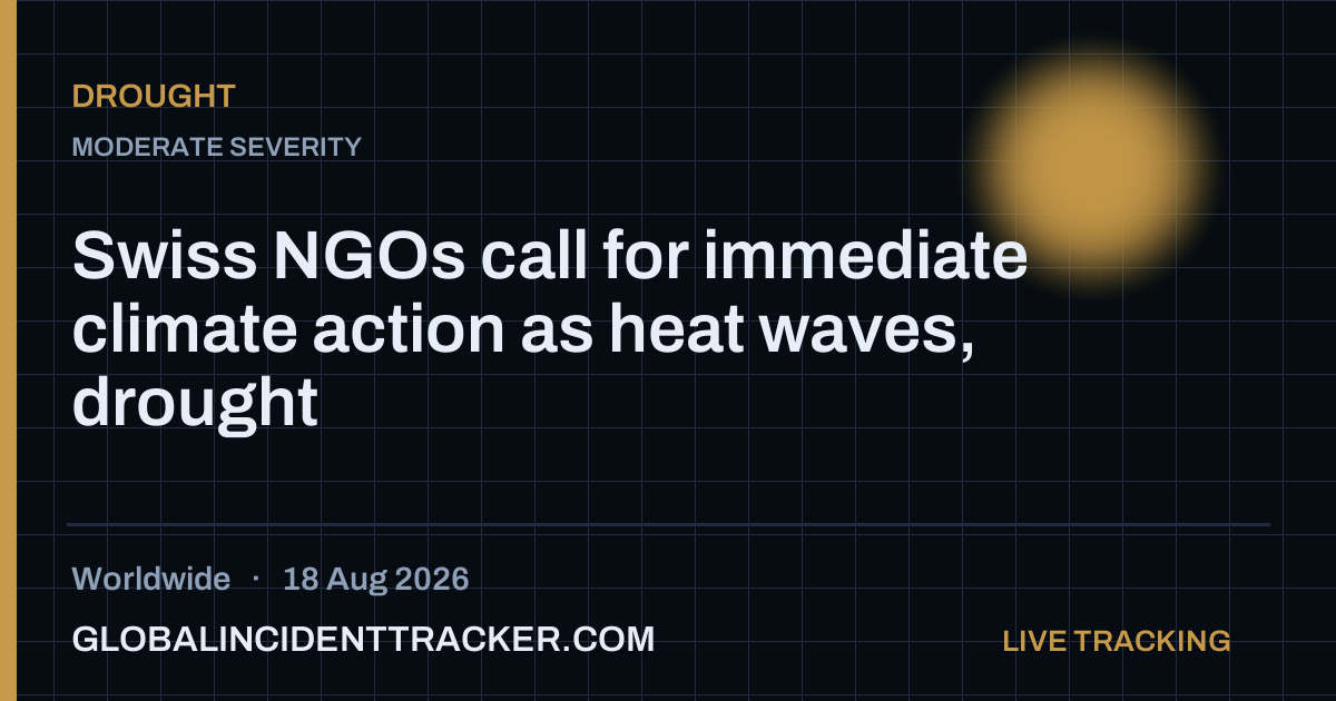 Drought incident in worldwide on 18 August 2026 — Global Incident Tracker report card