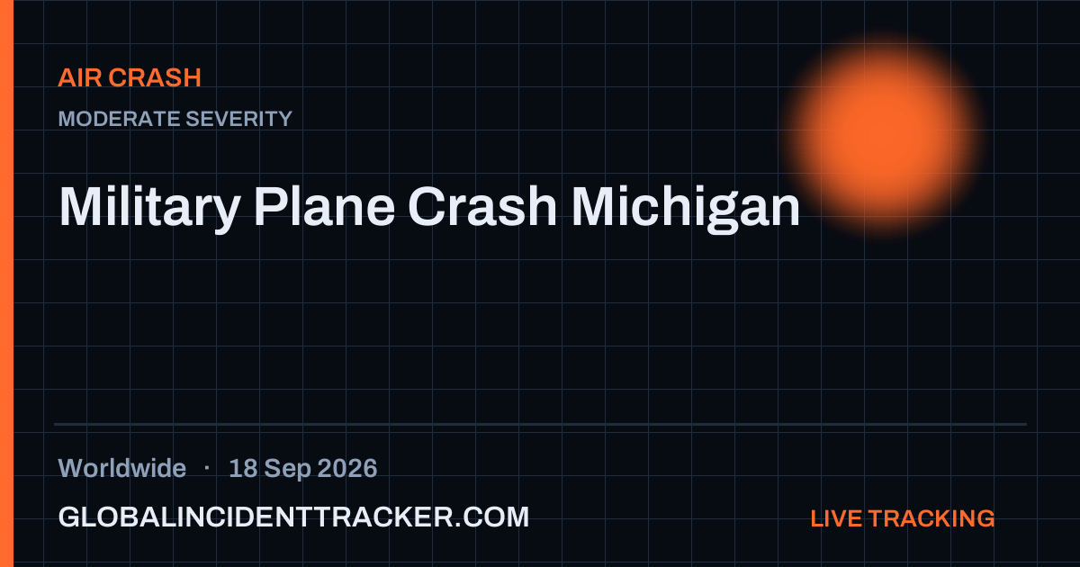 Air Crash incident in worldwide on 18 September 2026 — Global Incident Tracker report card