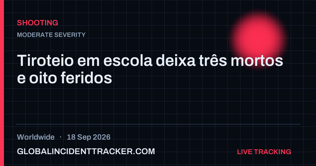 Shooting incident in worldwide on 18 September 2026 — Global Incident Tracker report card