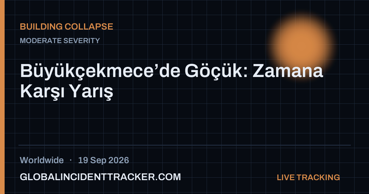 Building Collapse incident in worldwide on 19 September 2026 — Global Incident Tracker report card