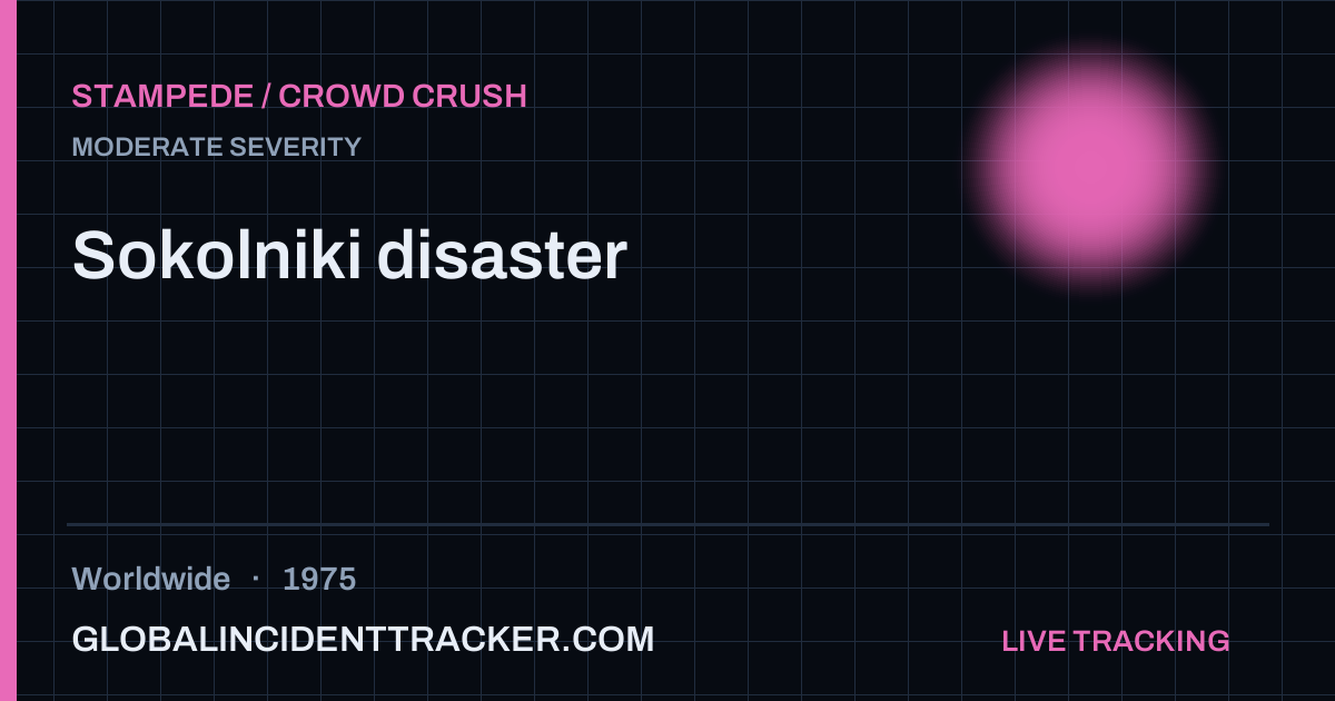 Sokolniki disaster (1975) — Stampede / Crowd Crush