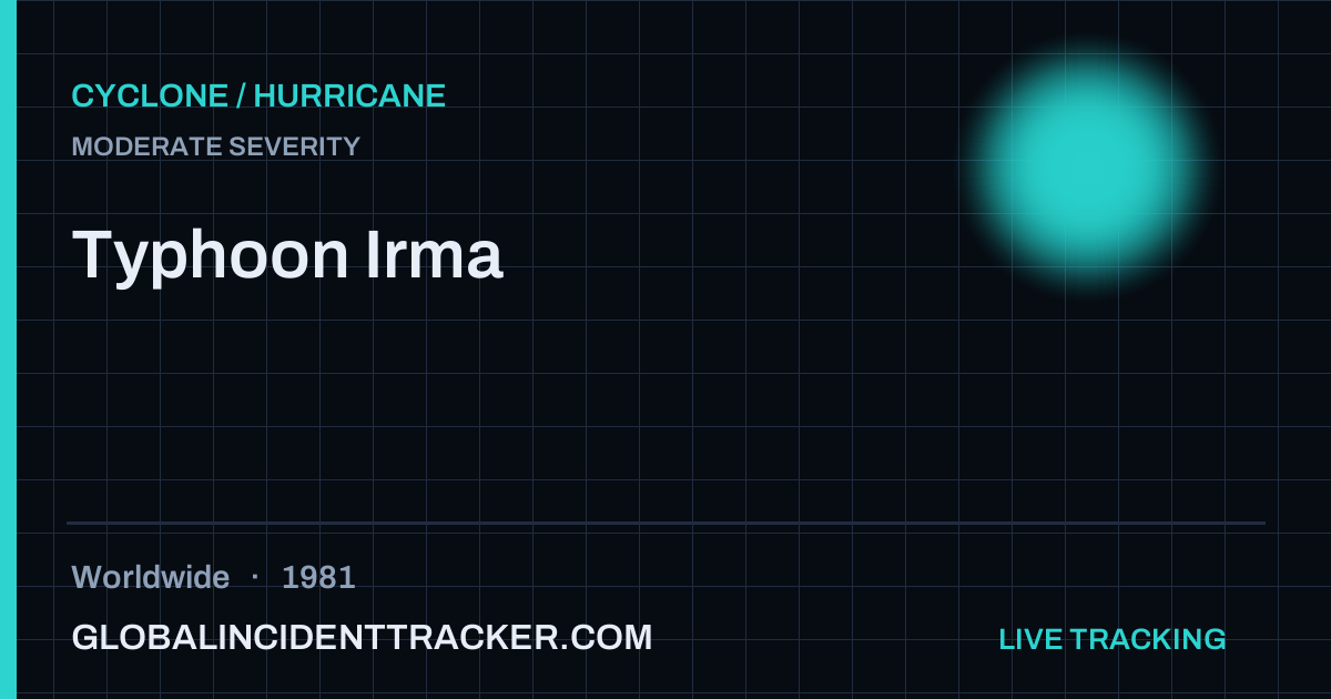 Typhoon Irma (1981) — Cyclone / Hurricane