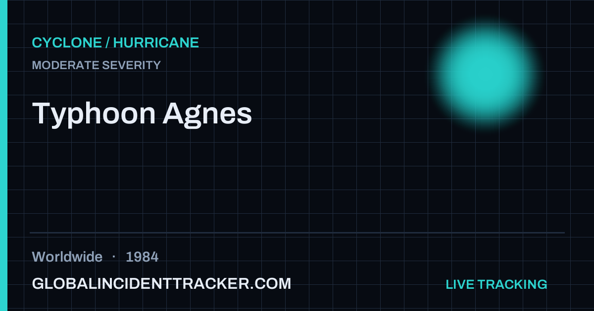 Typhoon Agnes (1984) — Cyclone / Hurricane