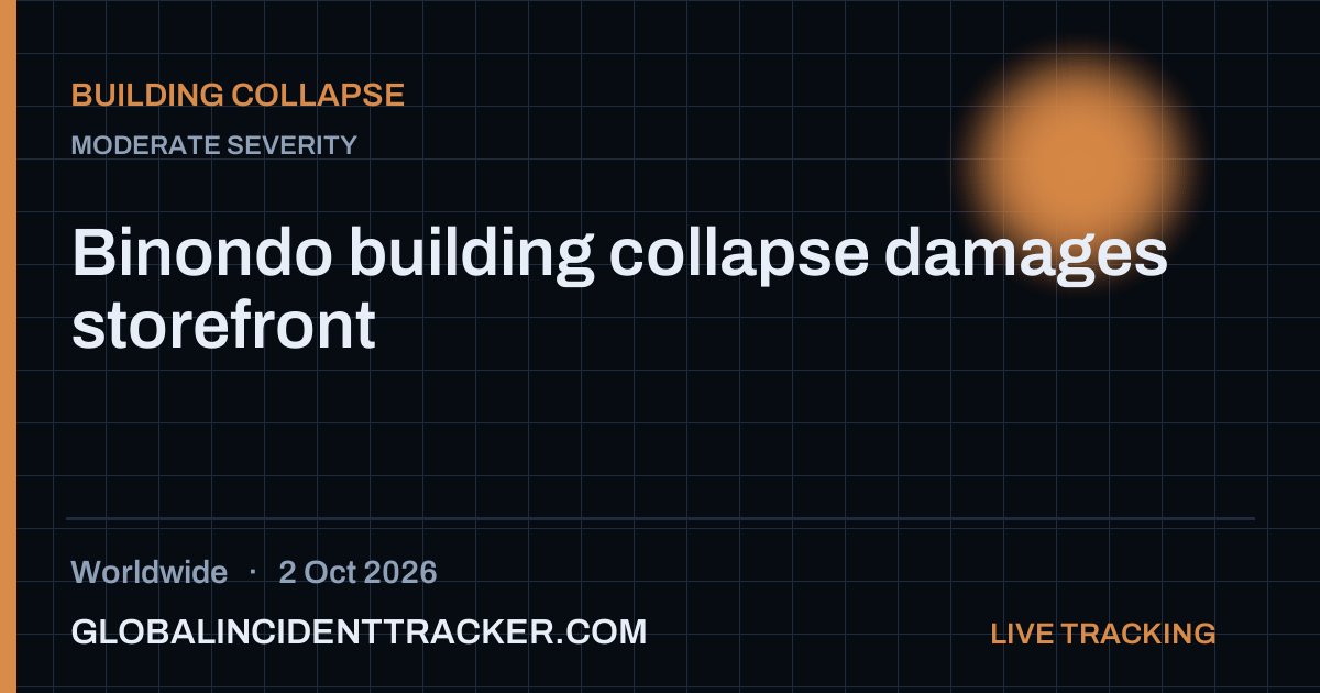 Building Collapse incident in worldwide on 2 October 2026 — Global Incident Tracker report card