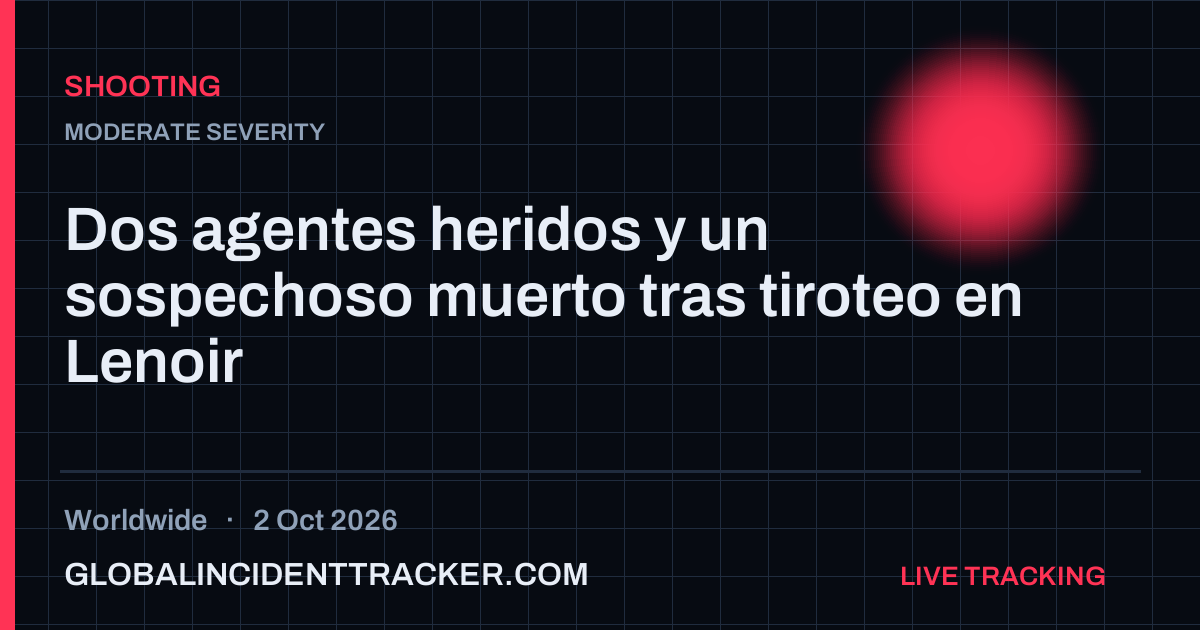 Shooting incident in worldwide on 2 October 2026 — Global Incident Tracker report card