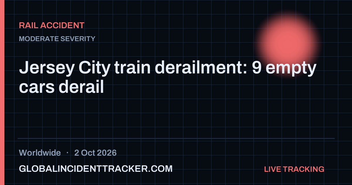 Rail Accident incident in worldwide on 2 October 2026 — Global Incident Tracker report card