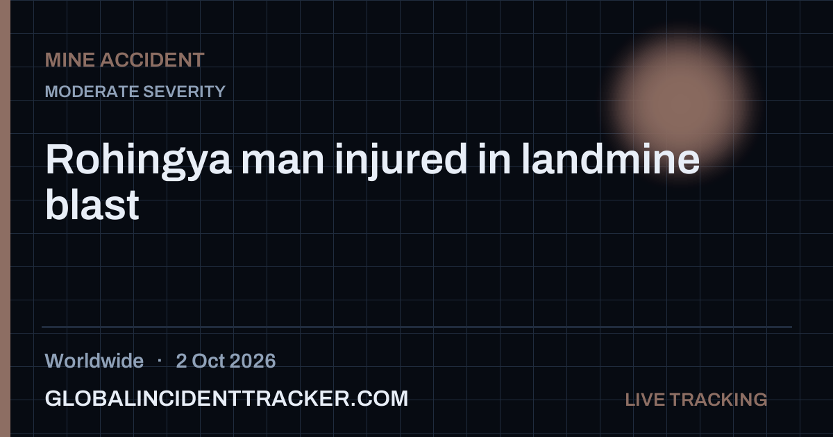 Mine Accident incident in worldwide on 2 October 2026 — Global Incident Tracker report card