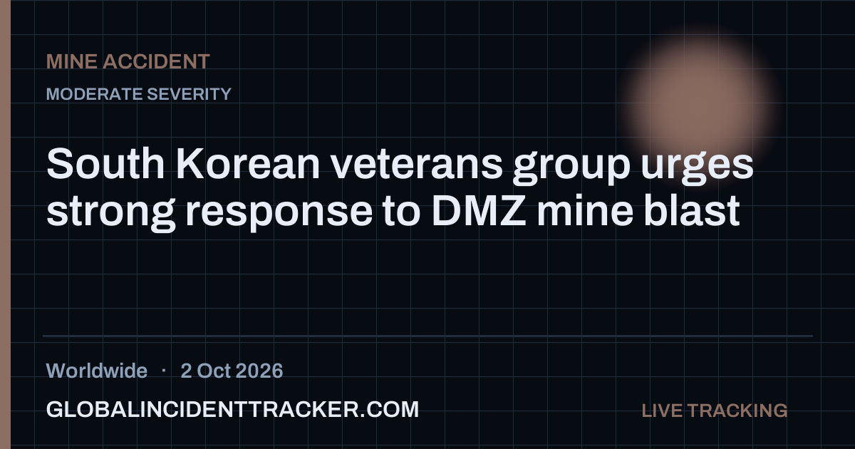 Mine Accident incident in worldwide on 2 October 2026 — Global Incident Tracker report card