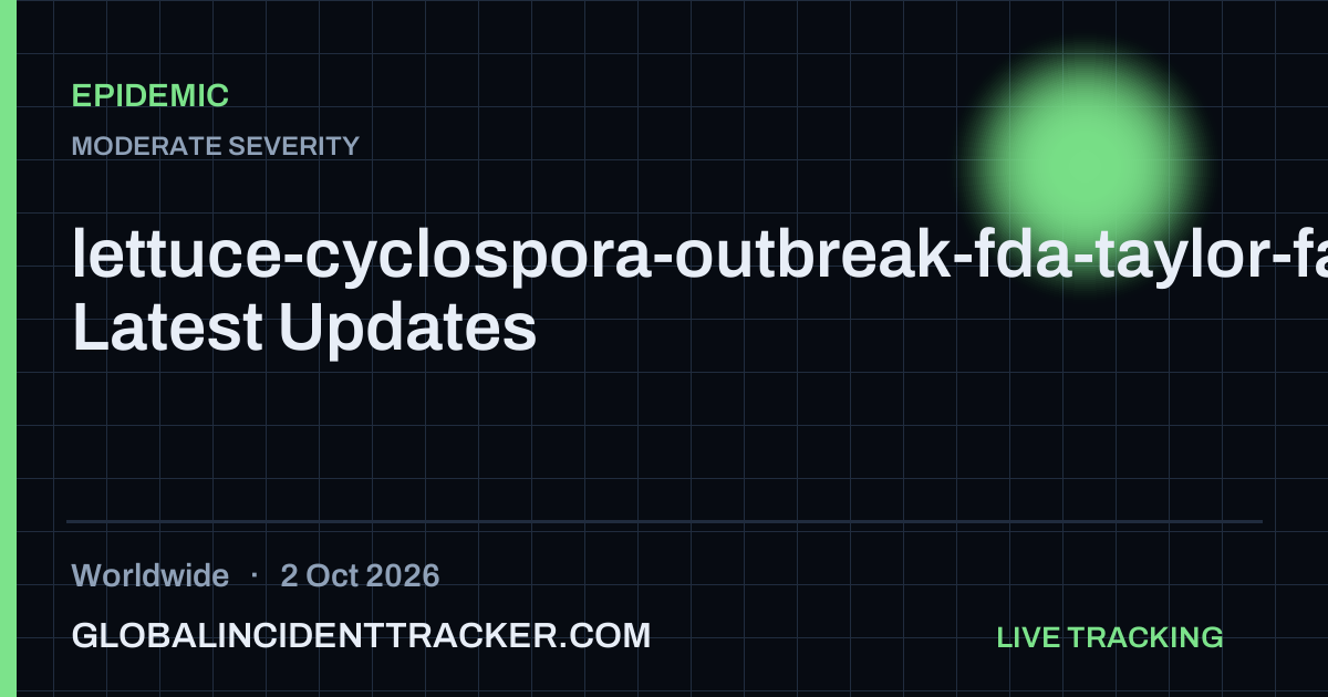 Epidemic incident in worldwide on 2 October 2026 — Global Incident Tracker report card
