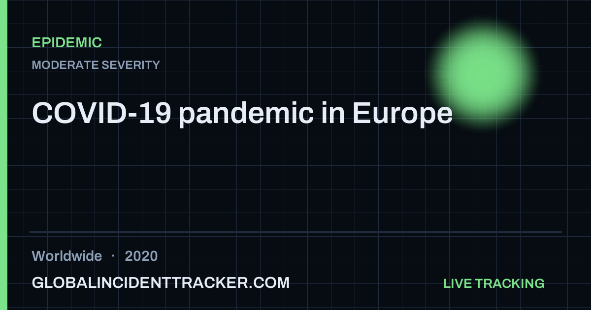 COVID-19 pandemic in Europe (2020) — Epidemic