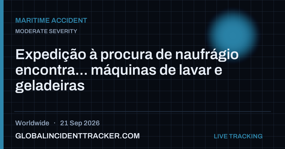 Maritime Accident incident in worldwide on 21 September 2026 — Global Incident Tracker report card