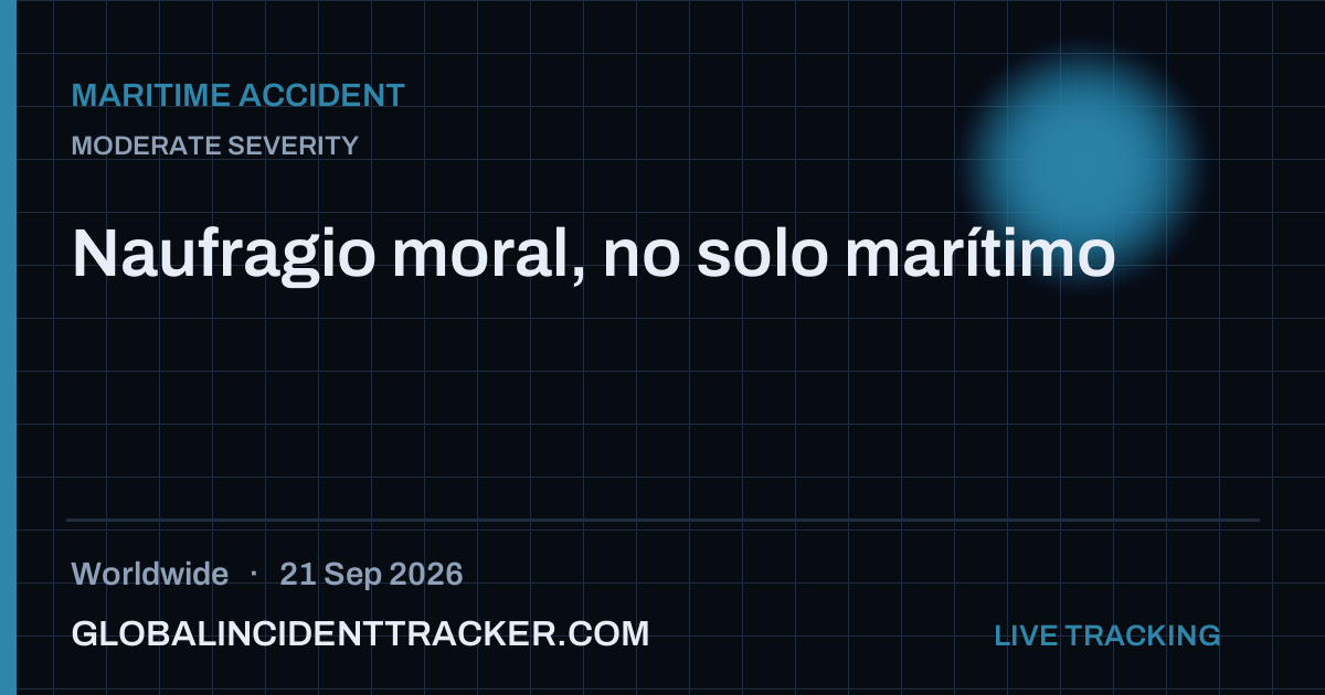 Maritime Accident incident in worldwide on 21 September 2026 — Global Incident Tracker report card