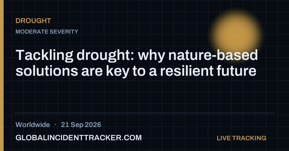 Drought incident in worldwide on 21 September 2026 — Global Incident Tracker report card