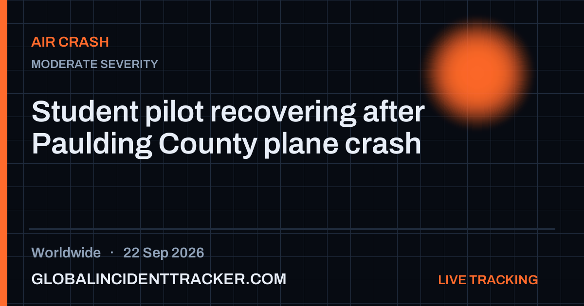 Air Crash incident in worldwide on 22 September 2026 — Global Incident Tracker report card