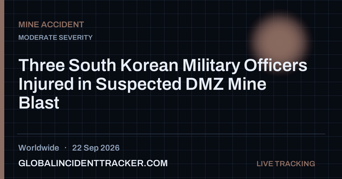 Mine Accident incident in worldwide on 22 September 2026 — Global Incident Tracker report card