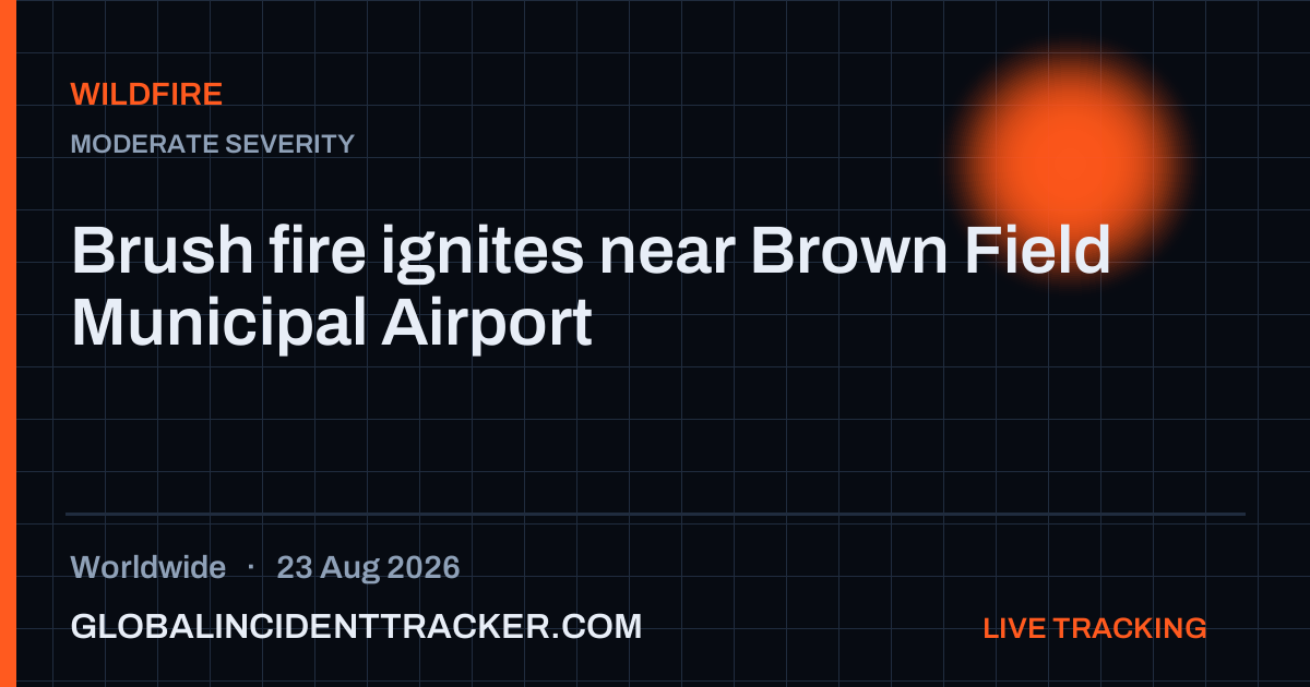 Wildfire incident in worldwide on 23 August 2026 — Global Incident Tracker report card