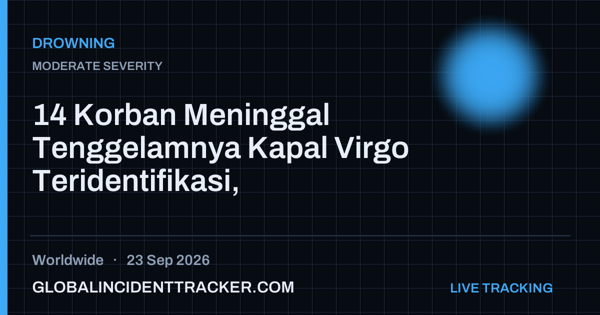 Drowning incident in worldwide on 23 September 2026 — Global Incident Tracker report card